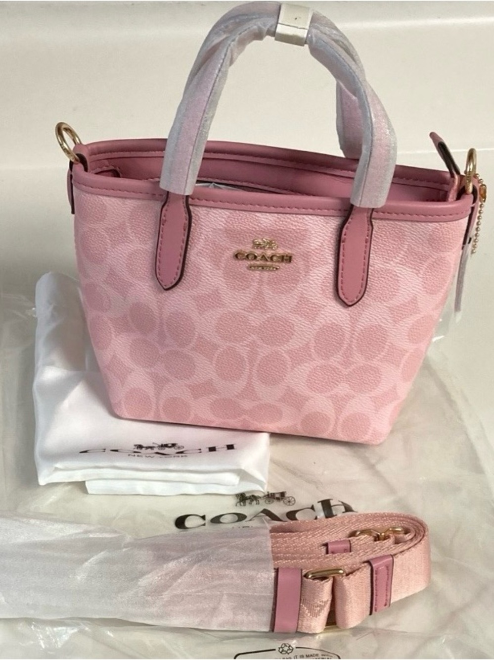 Powder Pink City Mini Purse